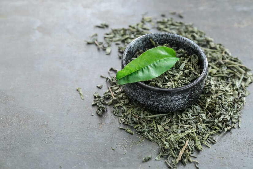 Green tea leaf